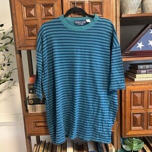 Men's Blue Striped Shirt